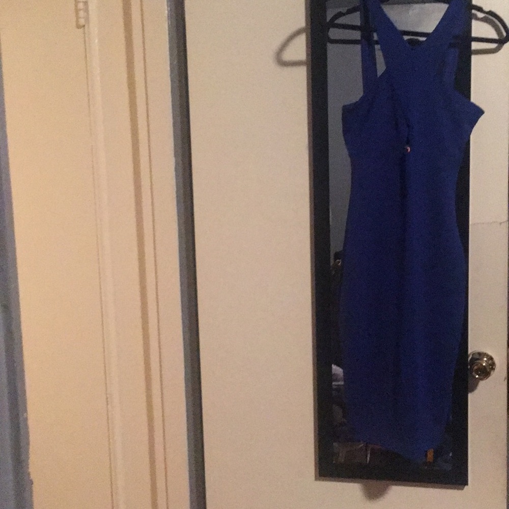 Royal blue dress